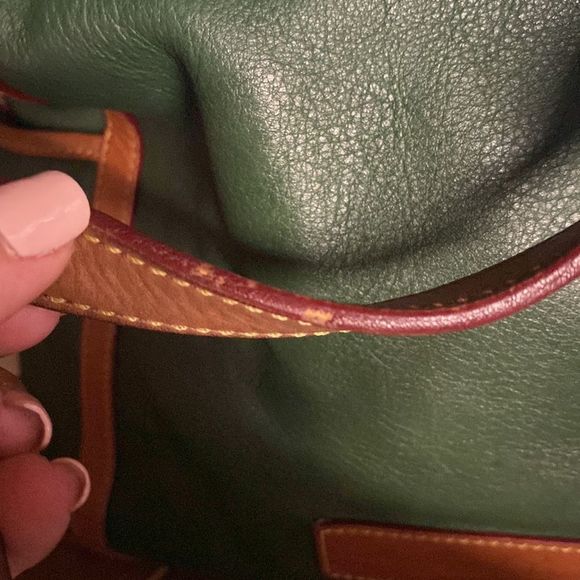 Dooney & Bourke Large Leather Tote Shoulder Bag - Picture 13 of 13